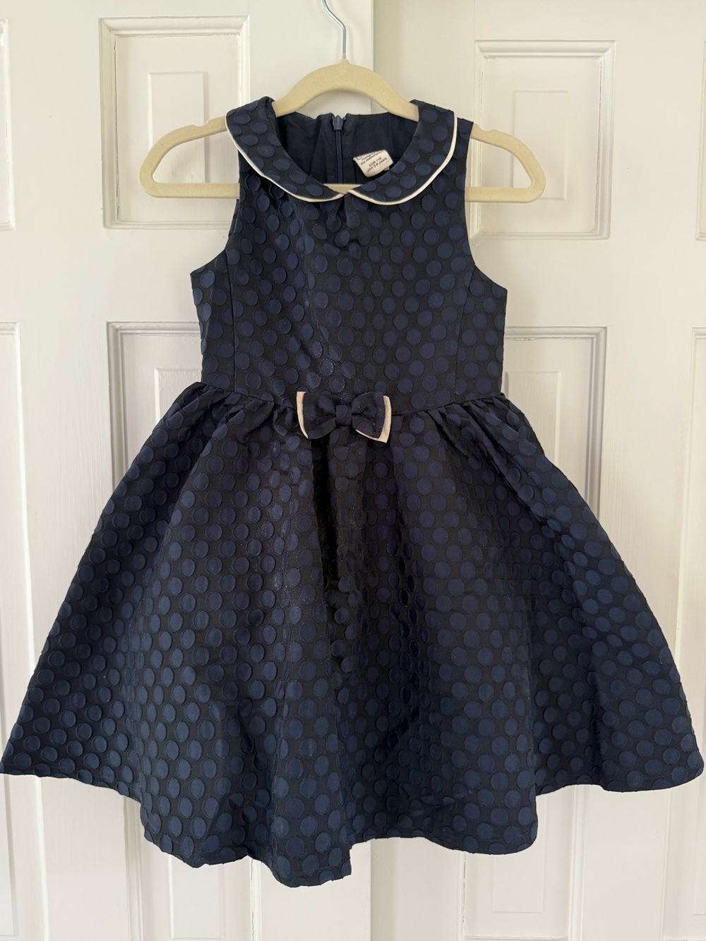 Jottum Navy Party Dress, Size 5–6